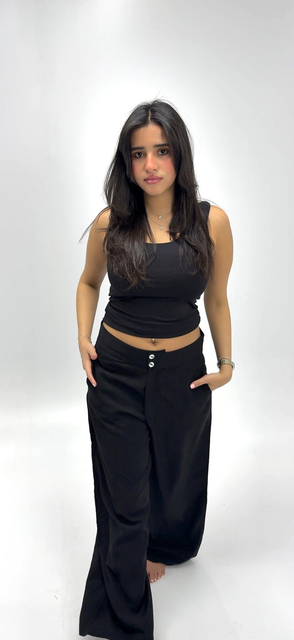 Wide Leg Trousers