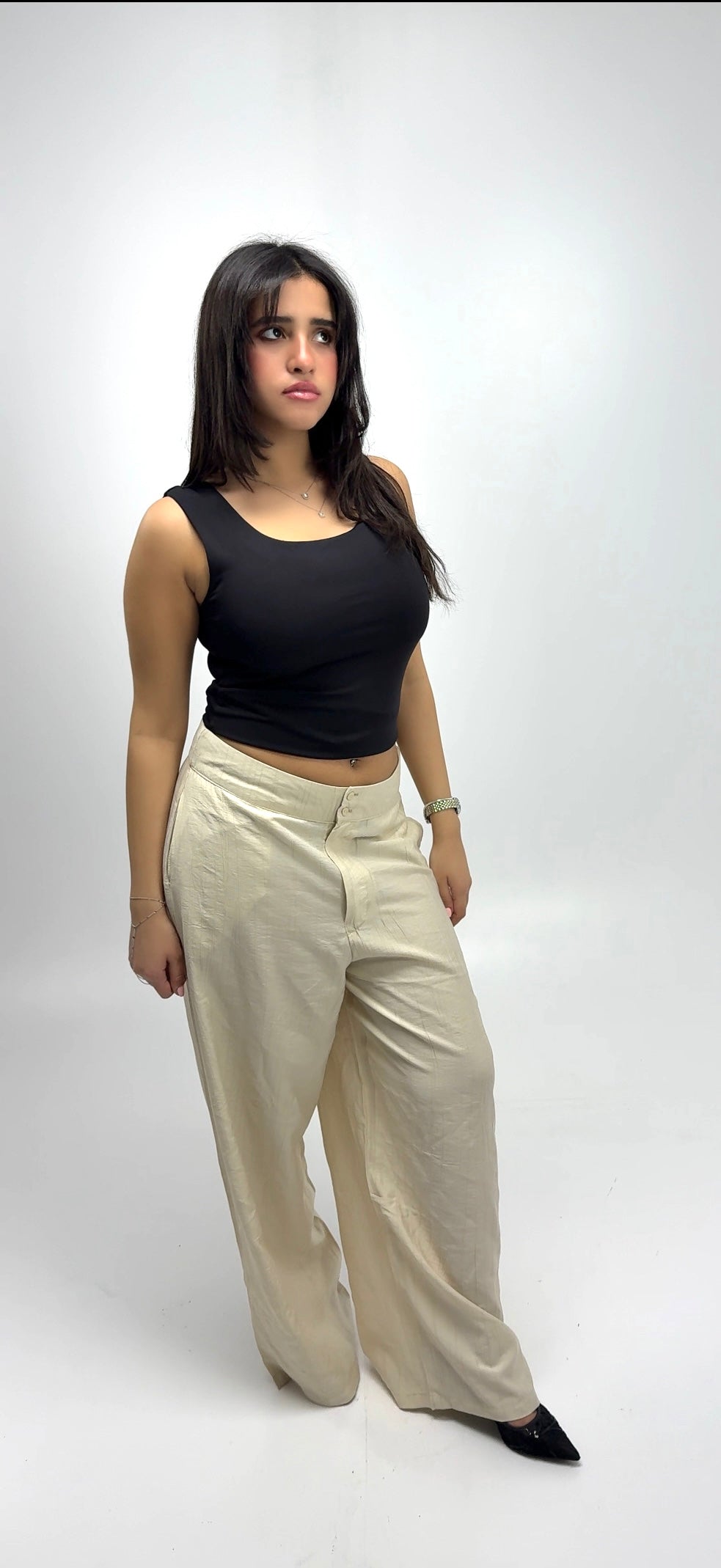 Wide Leg Trousers